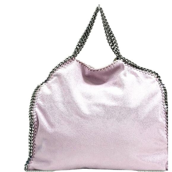 Stella McCartney Shaggy Deer Falabella Tote Bag Pink - Picture 2 of 9
